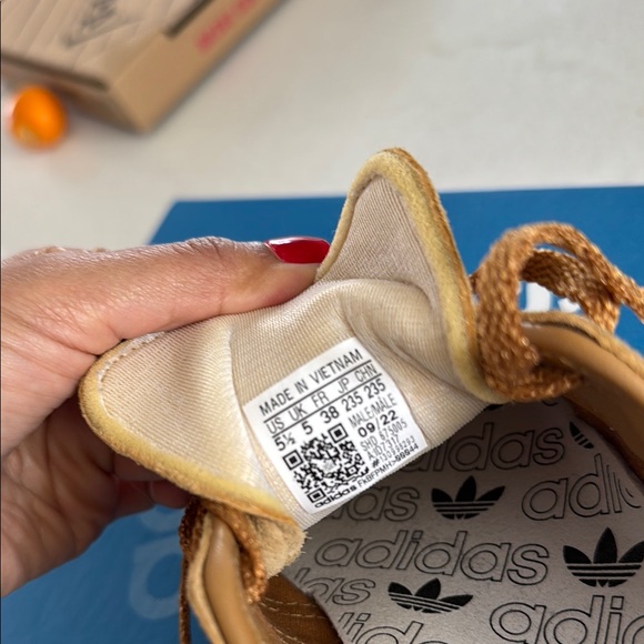 Adidas Tan Suede Sneakers - Picture 5 of 6